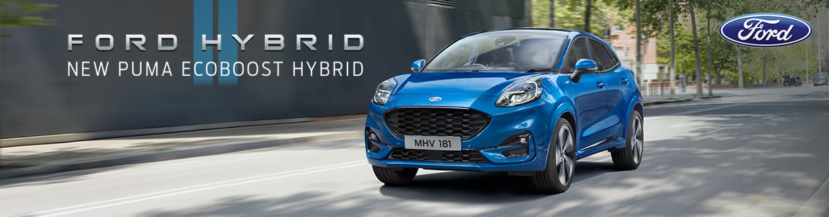 New Ford Puma Hybrid Vehicle