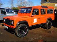 Click to see larger photo of Land Rover Defender 110 Station Wagon LHD.... USA Exportable